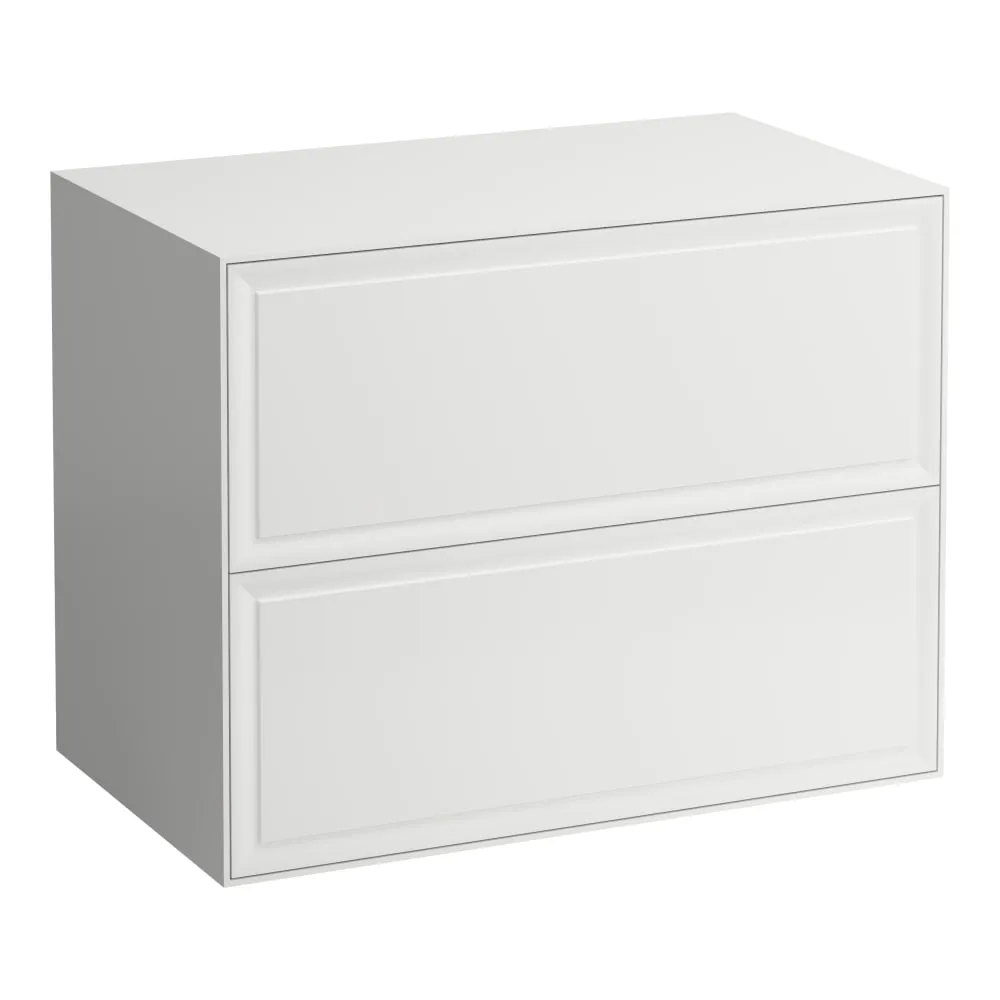 LAUFEN THE NEW CLASSIC Skříňka pod umyvadlo 800, se 2 zásuvkami, bez výřezu 775 x 455 x 600 mm #H4060160856281 - 170 - Bílá mat