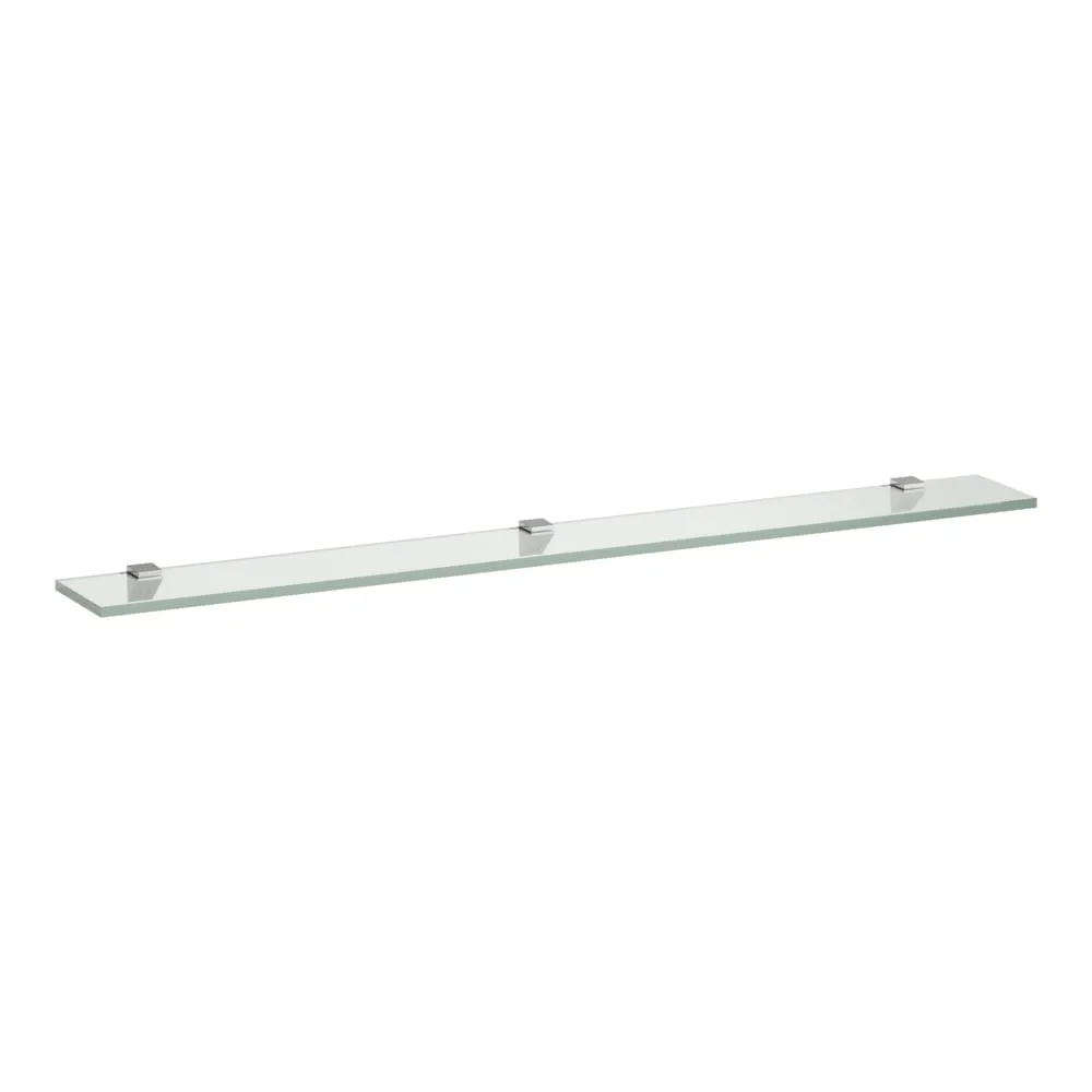LAUFEN FRAME 25 Skleněná polička s 3 upevněními na stěnu 1000 mm 1000 x 120 x 10 mm #H4475869004501 - 000 - Bílá