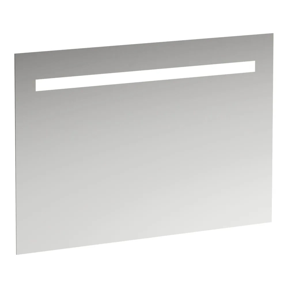 LAUFEN LEELO Zrcadlo, 1000 mm v hliníkovém rámu,s vodorovným LED osvětlením, pro externí vypínač, 4000 K, IP44 1000 x 40 x 700 mm #H4476619501441 - 144 - Zrcadlo