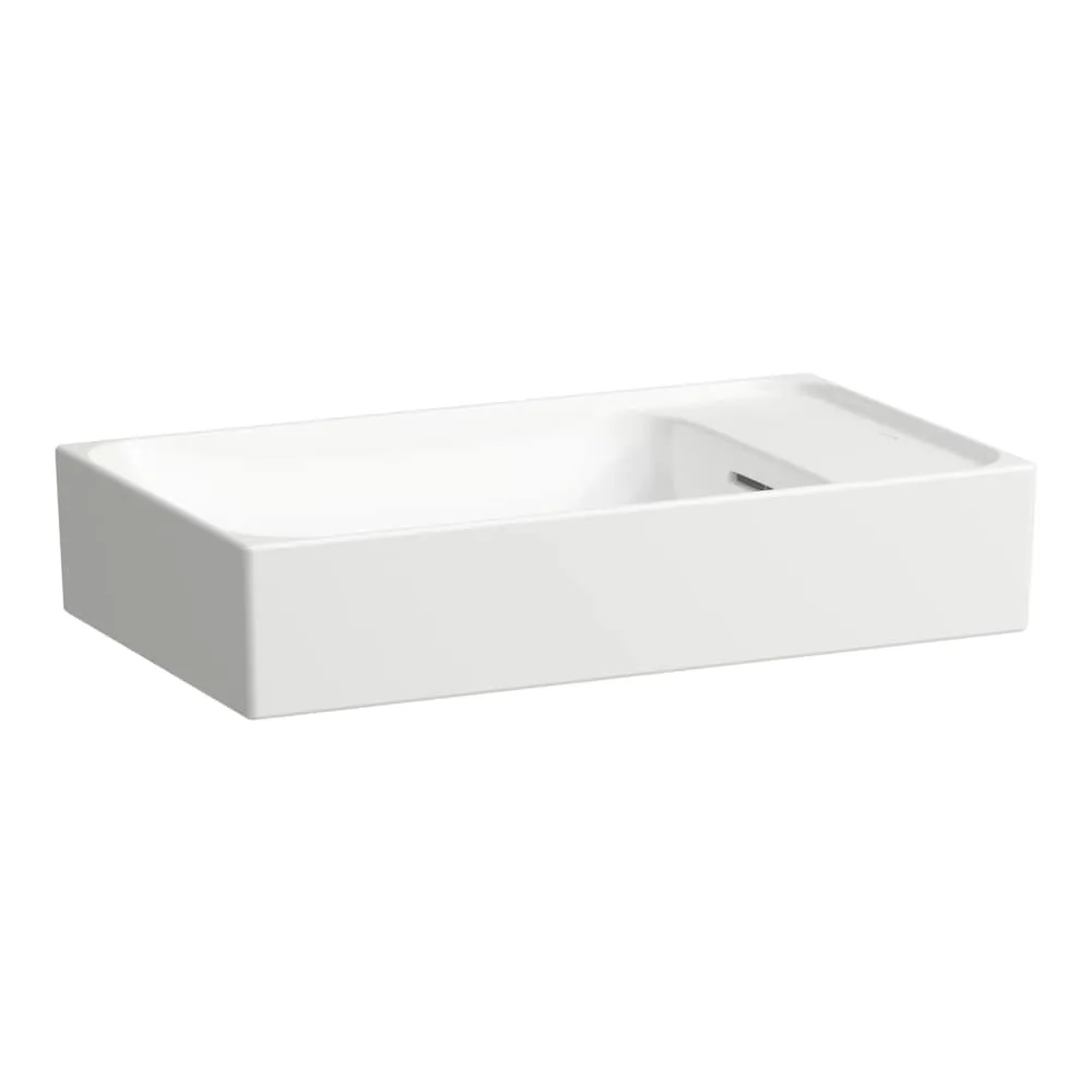 LAUFEN MEDA Umyvadlová mísa, s armaturní deskou vpravo a vlevo 600 x 350 x 150 mm #H8121134001091 - 000 - Bílá