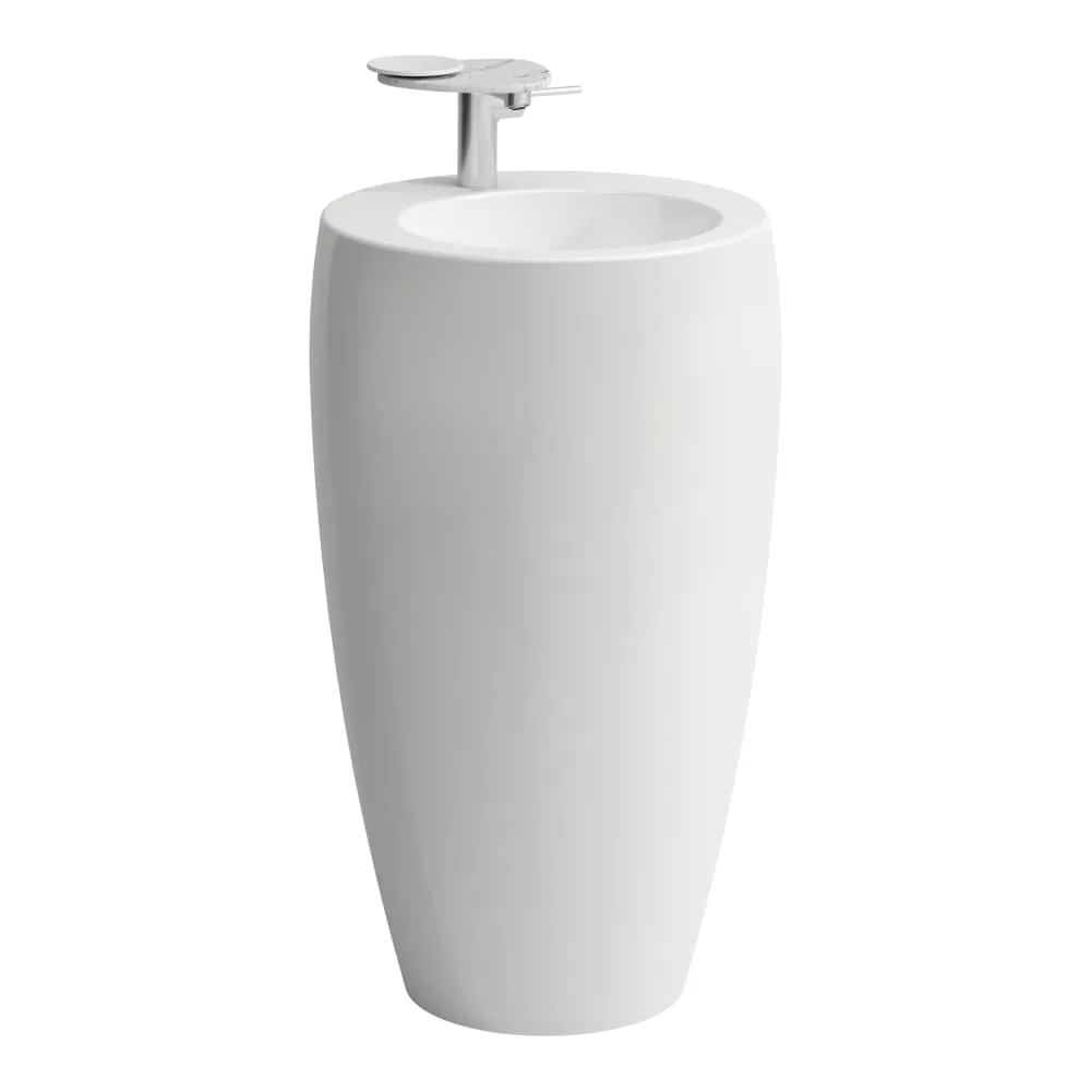 LAUFEN ILBAGNOALESSI Umyvadlo, samostatně stojící 530 x 530 x 900 mm #H8119727571041 - 400 - Bílá LCC (LAUFEN Clean Coat)