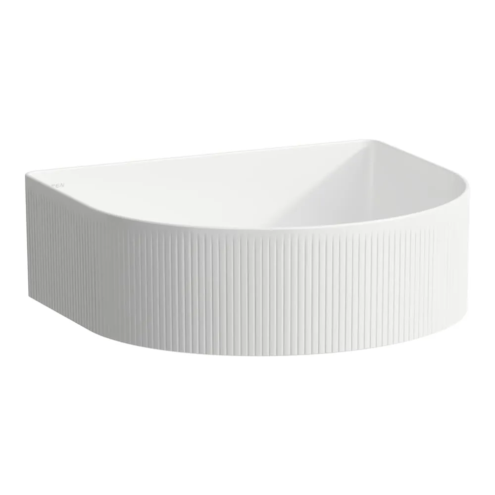 LAUFEN SONAR Umyvadlová mísa, bez armaturní desky, bez přepadu 410 x 365 x 130 mm #H8123434001121 - 000 - Bílá