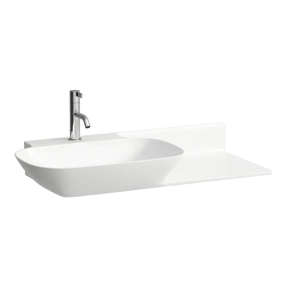 LAUFEN INO Umyvadlo do nábytku s poličkou vpravo 900 x 450 x 120 mm #H8133020001041 - 000 - Bílá
