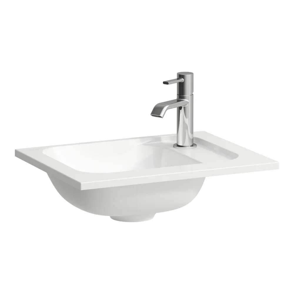 LAUFEN MEDA Umývátko, s armaturní deskou vpravo, materiál Marbond 442 x 342 x 132 mm #H8141107571141 - 000 - Bílá