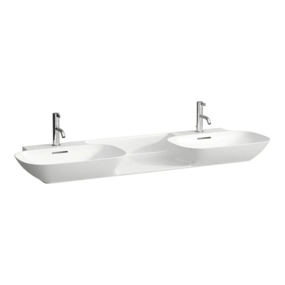 LAUFEN INO Dvojumyvadlo k zabudování do nábytku 1420 x 450 x 120 mm #H8143047581111 - 000 - Bílá