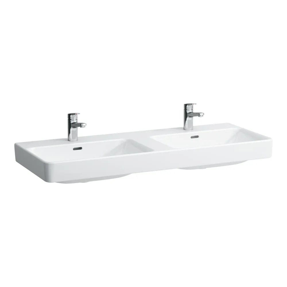 LAUFEN PRO S Dvojité umyvadlo k zabudování do nábytku 1200 x 465 x 95 mm #H814966A001081 - 000 - Bílá