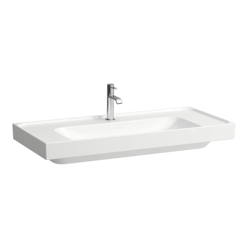 LAUFEN MEDA Umyvadlo, odkládací plocha vpravo a vlevo 1000 x 460 x 80 mm #H8101197571111 - 000 - Bílá
