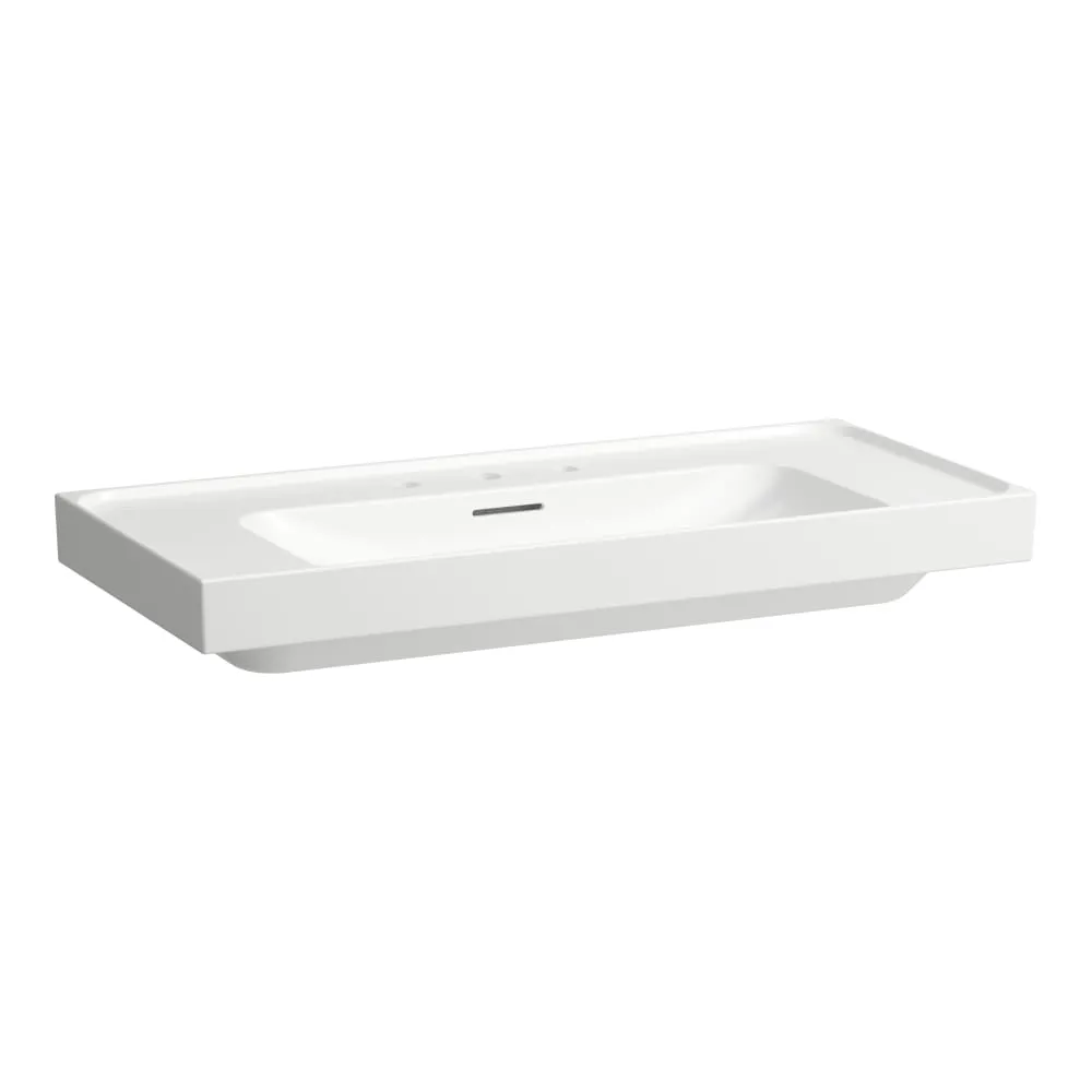 LAUFEN MEDA Umyvadlo, odkládací plocha vpravo a vlevo 1000 x 460 x 80 mm #H8101190001091 - 000 - Bílá