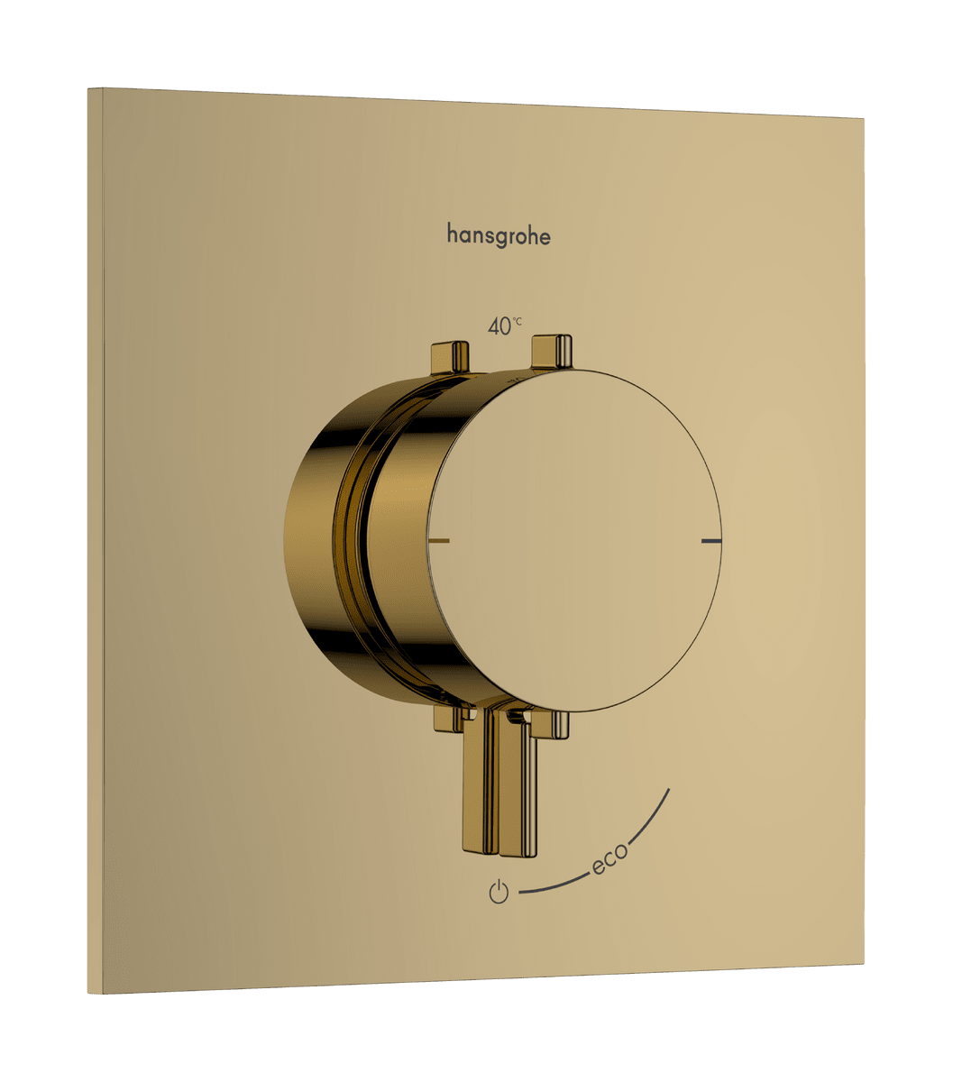 HANSGROHE Ecostat Comfort E Termostat pod omítku pro 1 spotřebič #33710990 - leštěný vzhled zlata