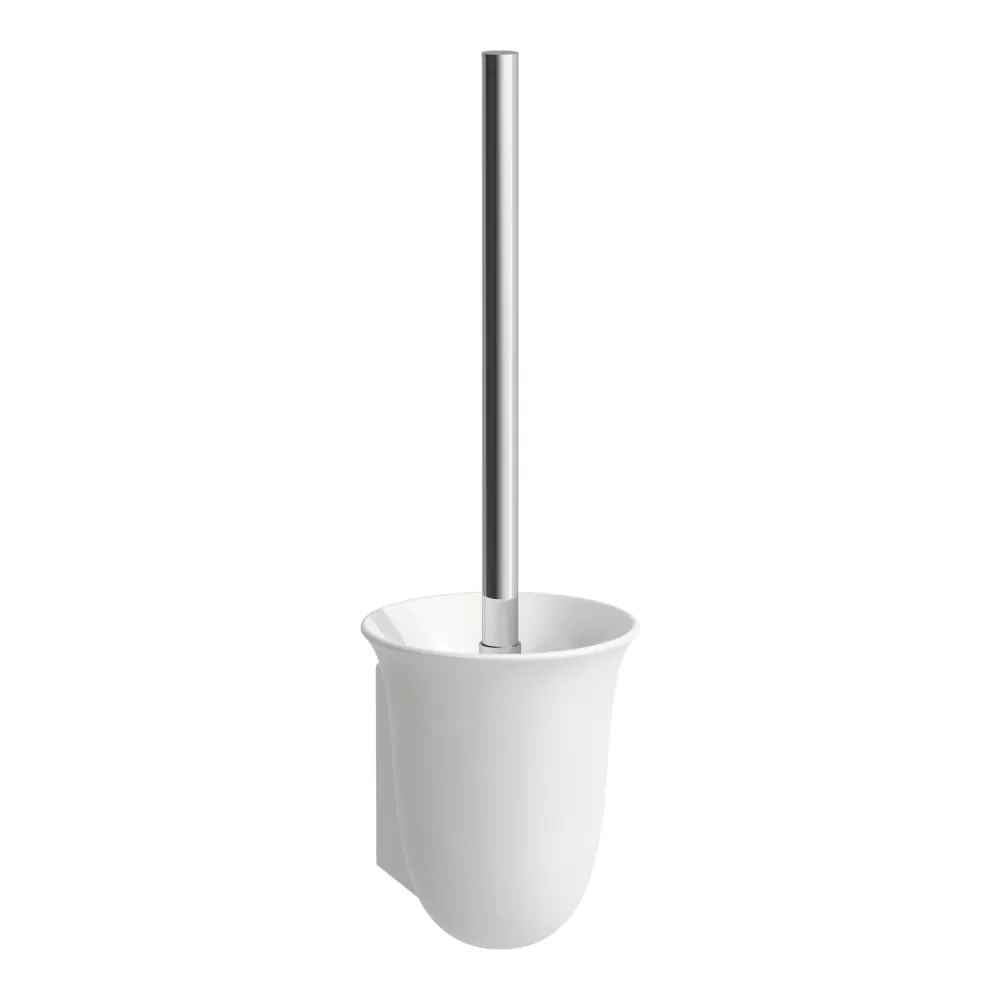 LAUFEN The New Classic keramický držák WC kartáče s kartáčem #H8738527570001 - bílá - 757 - Bílá mat