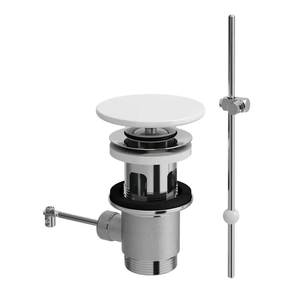 LAUFEN Odpadní ventil s automatickou zátkou, včetně keramické krytky SaphirKeramik 80 x 45 x 80 mm #H8981917590001 - 000 - Bílá