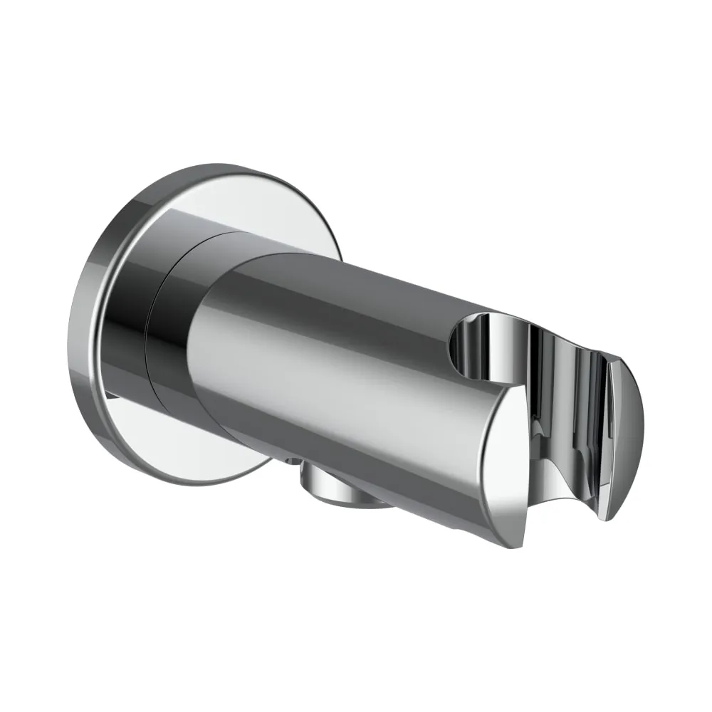LAUFEN SPRCHOVÉ PŘÍSLUŠENSTVÍ Připojení sprchové hadice 1/2" s nástěnným držákem ruční sprchy, chrom #HF504778100000