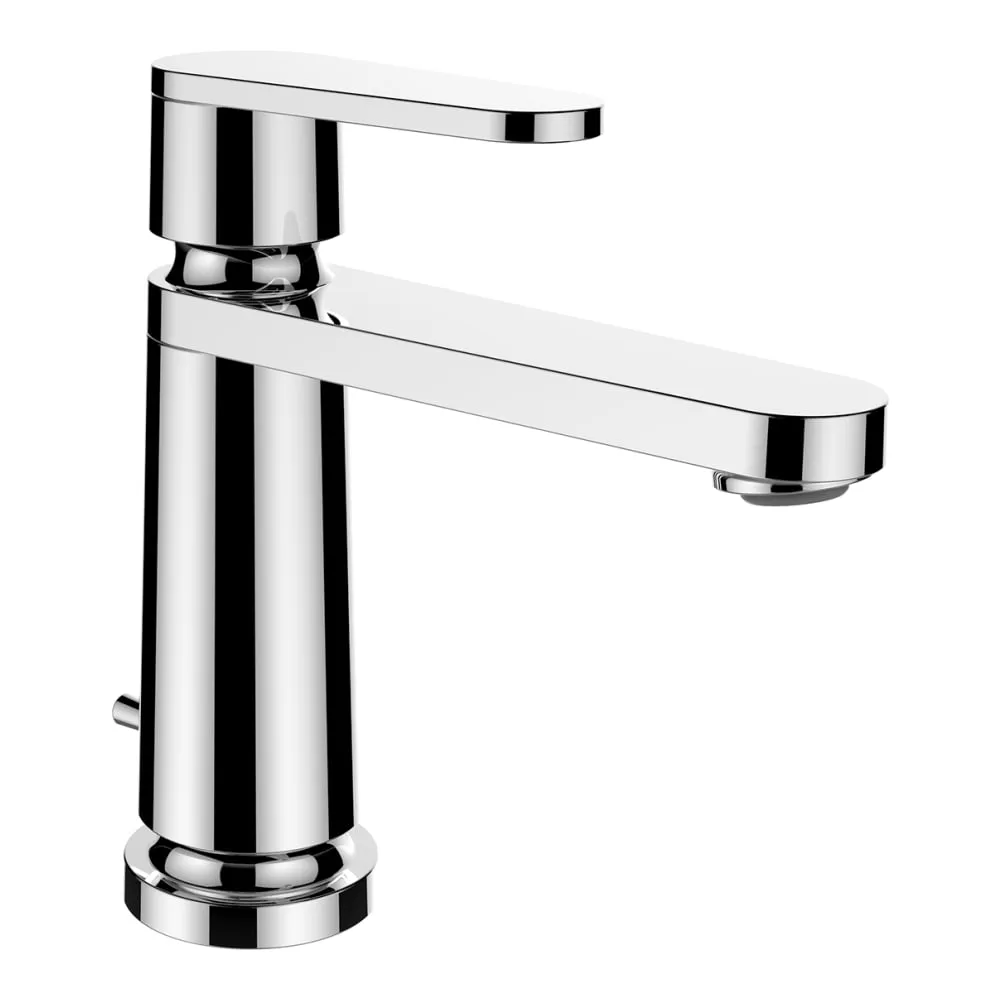 LAUFEN THE NEW CLASSIC Umyvadlová stojánková páková baterie, pevný výtok 130 mm, chrom, s automatickou výpustí #HF900503100000