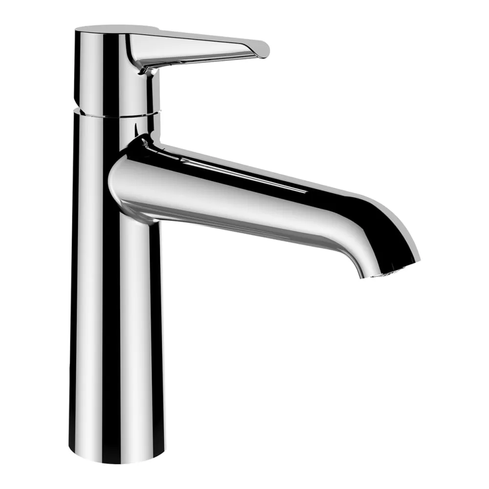 LAUFEN PURE Umyvadlová stojánková páková baterie, pevný výtok 140 mm, bez automatické výpusti, chrom #HF901704100000