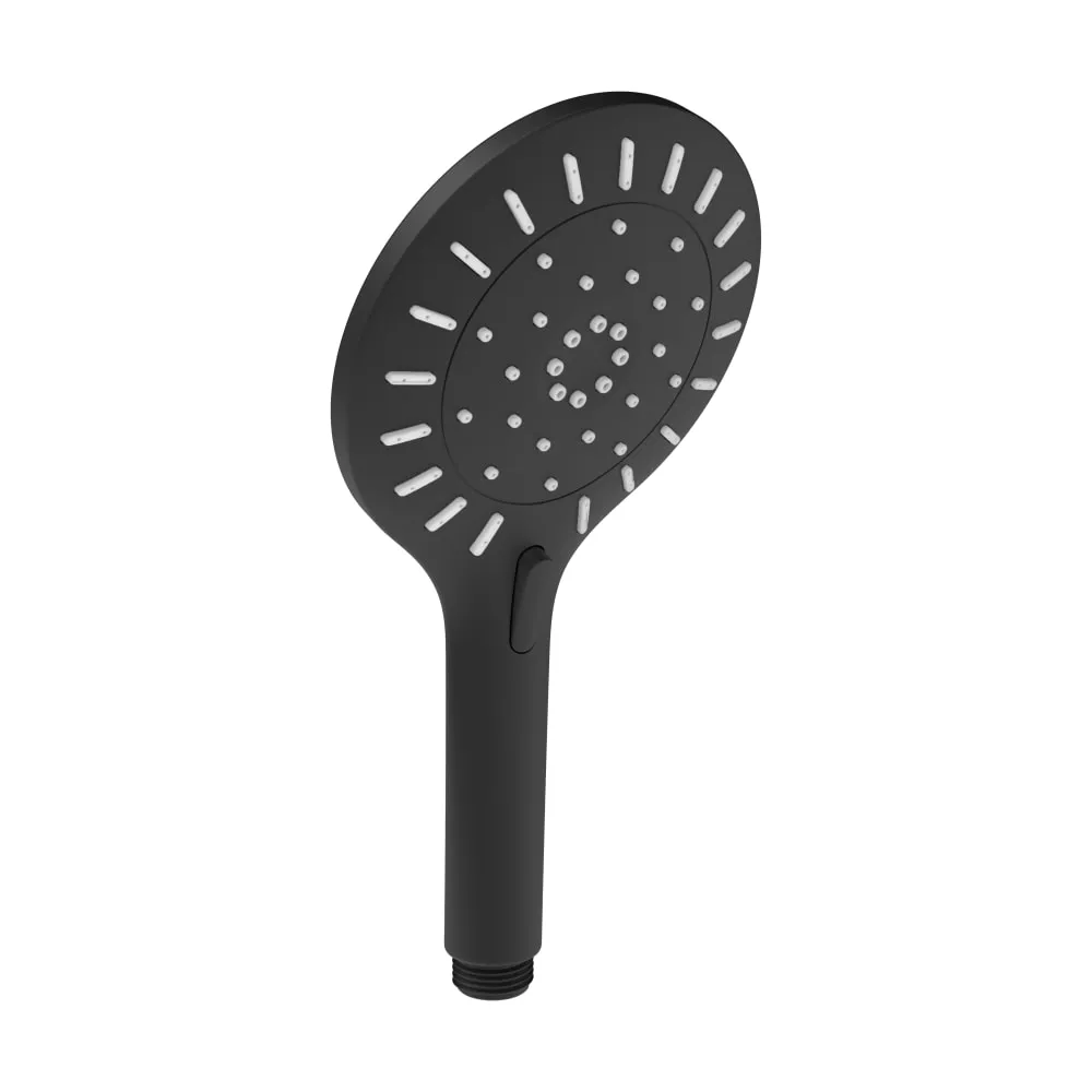 LAUFEN SPRCHOVÉ PŘÍSLUŠENSTVÍ Ruční sprcha 'MyTwin120', 3 druhy proudu, chrom, průtok 5,7 l/min, PVD titan černý mat #HF939029428000