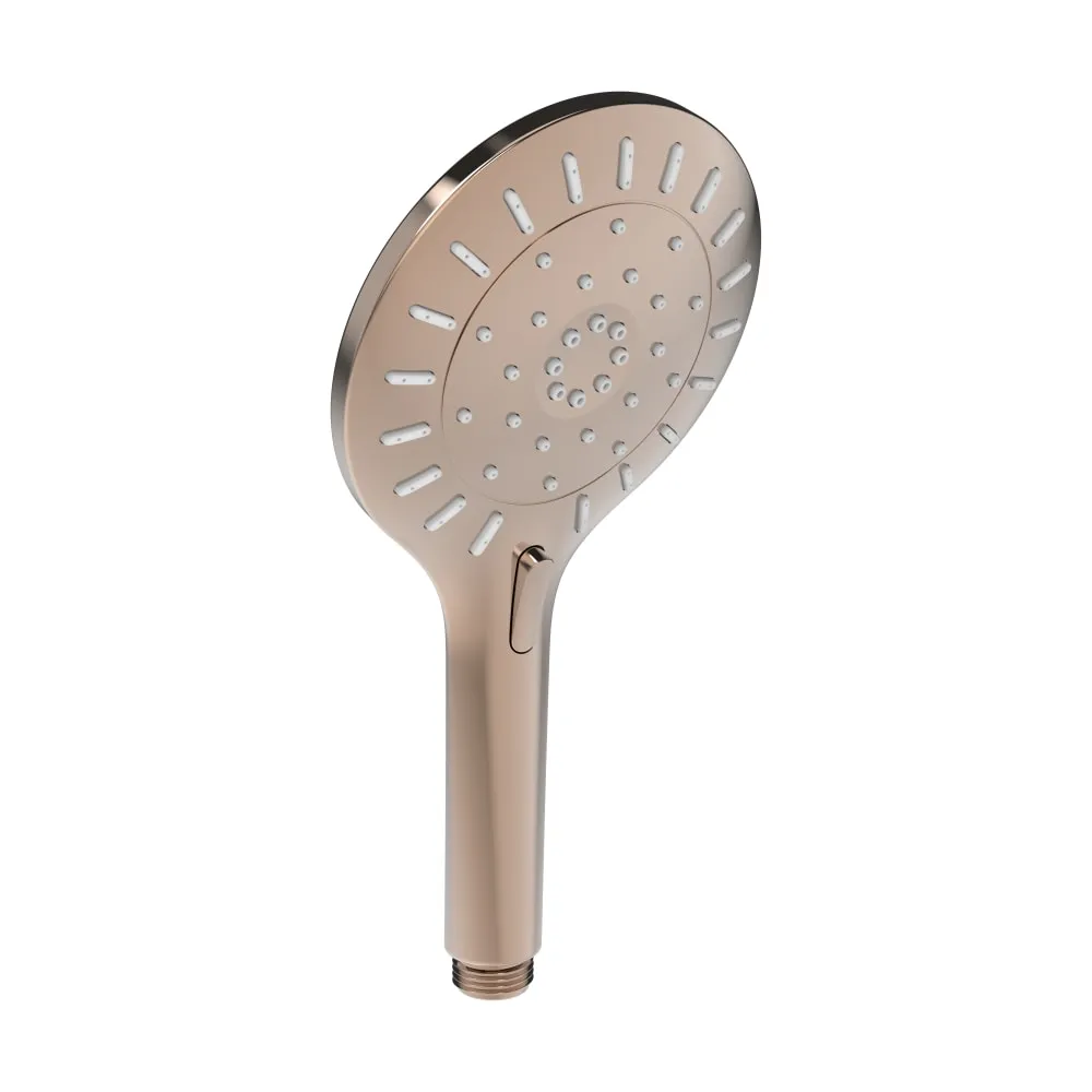 LAUFEN SPRCHOVÉ PŘÍSLUŠENSTVÍ Ruční sprcha 'MyTwin120', 3 druhy proudu, chrom, průtok 5,7 l/min, PVD zlatorůžová #HF939029465000