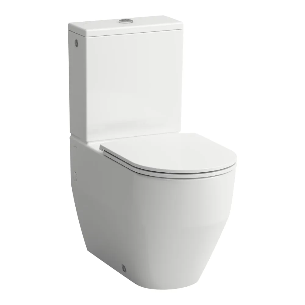 LAUFEN PRO Sedátko s poklopem LAUFEN pro slim, odnímatelné 445 x 370 x 45 mm #H8989650000001 - 000 - Bílá