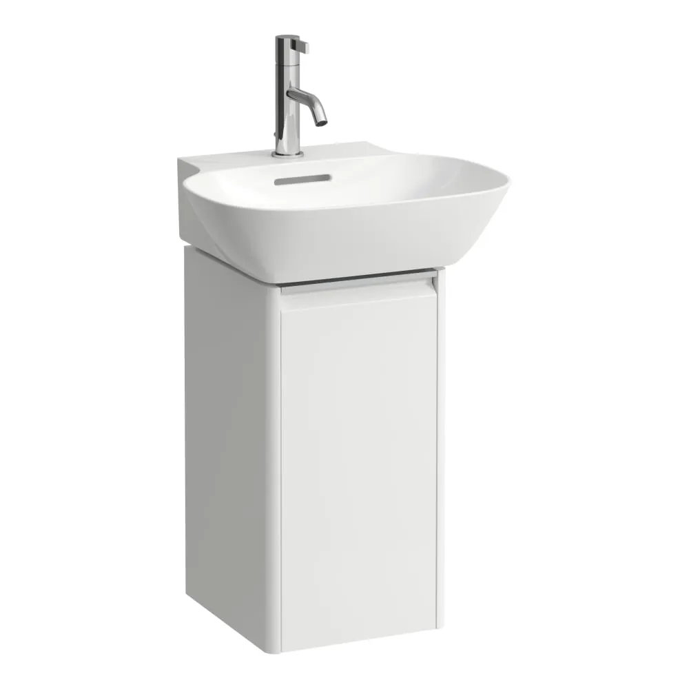 LAUFEN BASE Skříňka pod umyvadlo, 1 dvířka, závěsy vpravo, 1 vnitřní polička, pro umývátko H815301 275 x 295 x 515 mm #H4030121102661 - 260 - Bílá mat