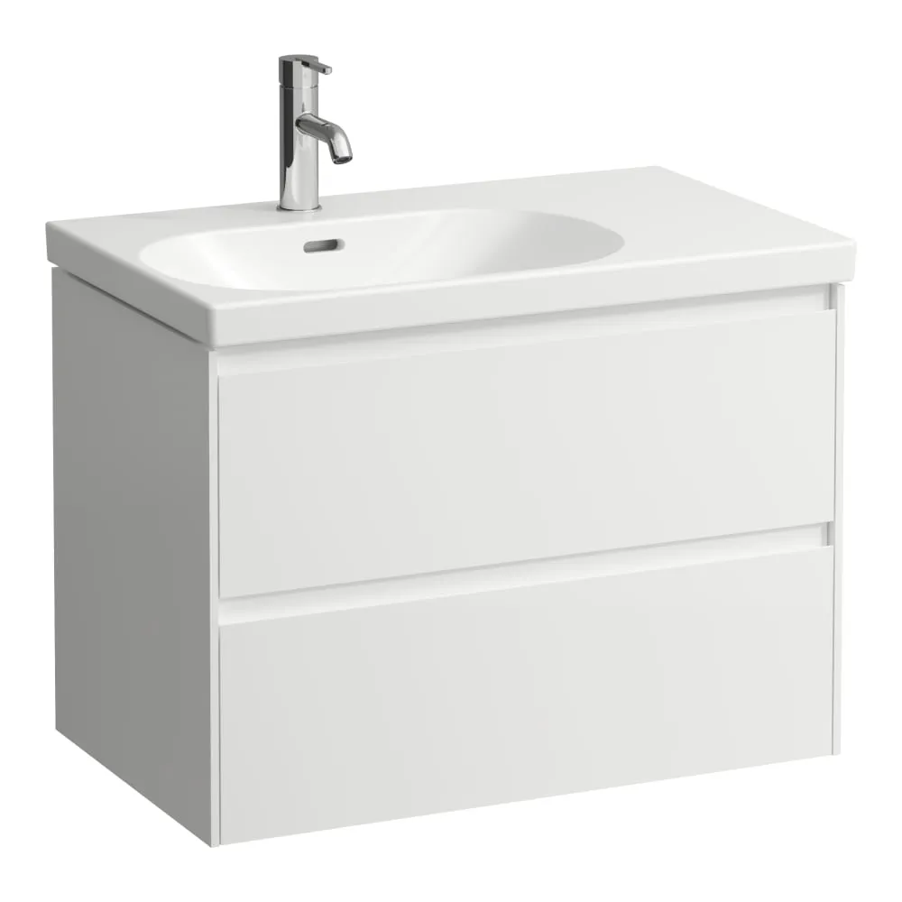 LAUFEN LANI Skříňka pod umyvadlo, se 2 zásuvkami, pro umyvadlo H817086 735 x 450 x 515 mm #H4035921122671 - 260 - Bílá mat