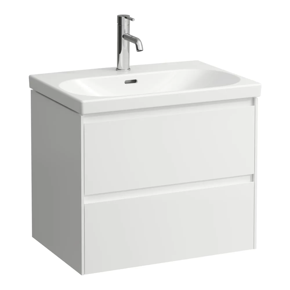 LAUFEN LANI Skříňka pod umyvadlo, se 2 zásuvkami, pro umyvadlo H810084 635 x 450 x 515 mm #H4035421129901 - 260 - Bílá mat