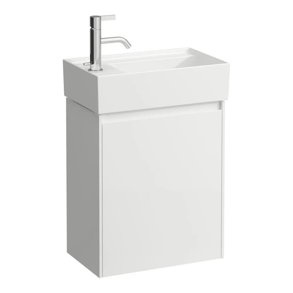 LAUFEN LANI Skříňka pod umyvadlo, 1 dvířka, závěsy vlevo, pro umyvadla Kartell • LAUFEN H815334, H815335 435 x 270 x 515 mm #H4039011122661 - 260 - Bílá mat