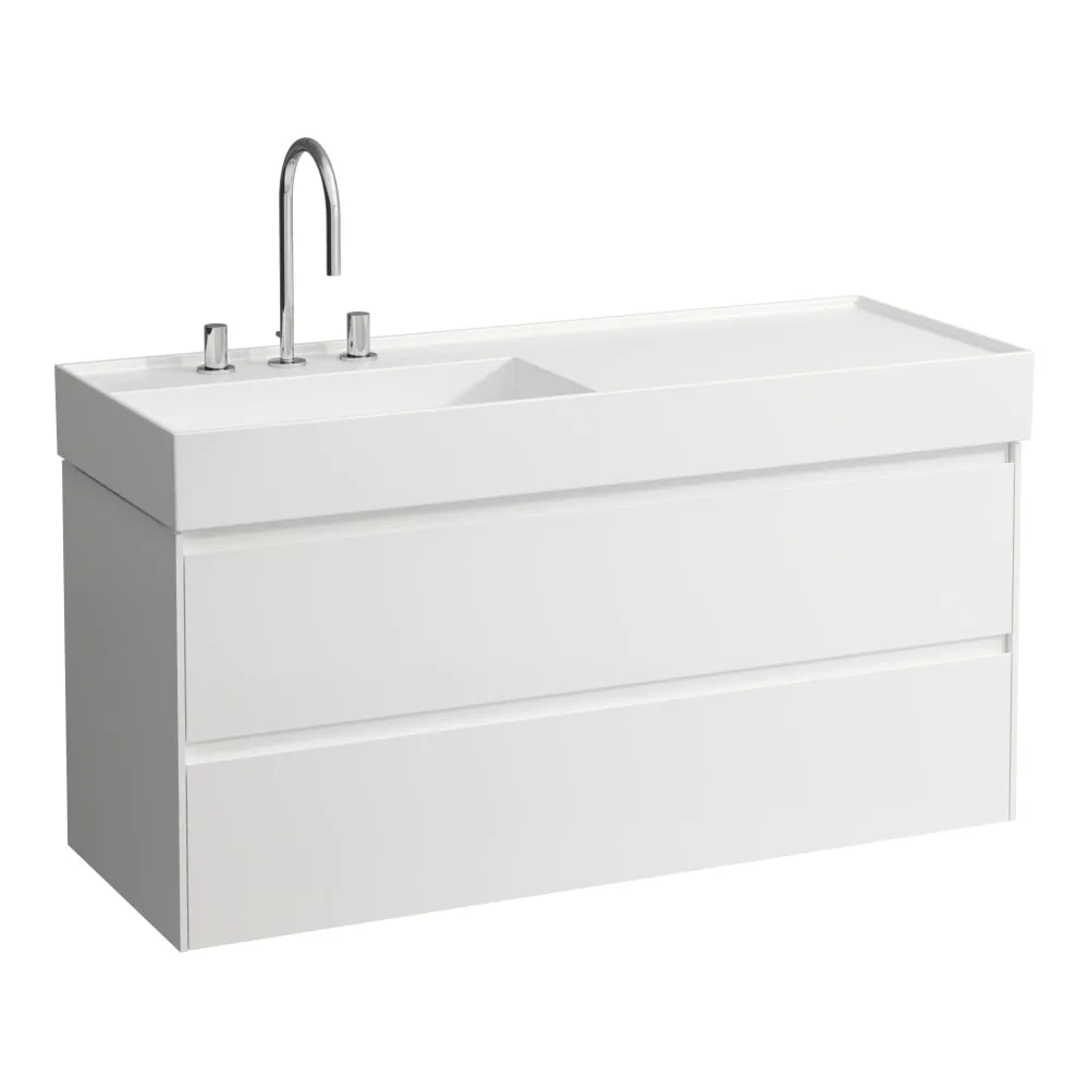 LAUFEN LANI Skříňka pod umyvadlo, se 2 zásuvkami, pro umyvadlo H813332 1180 x 450 x 515 mm #H4039721129901 - 260 - Bílá mat