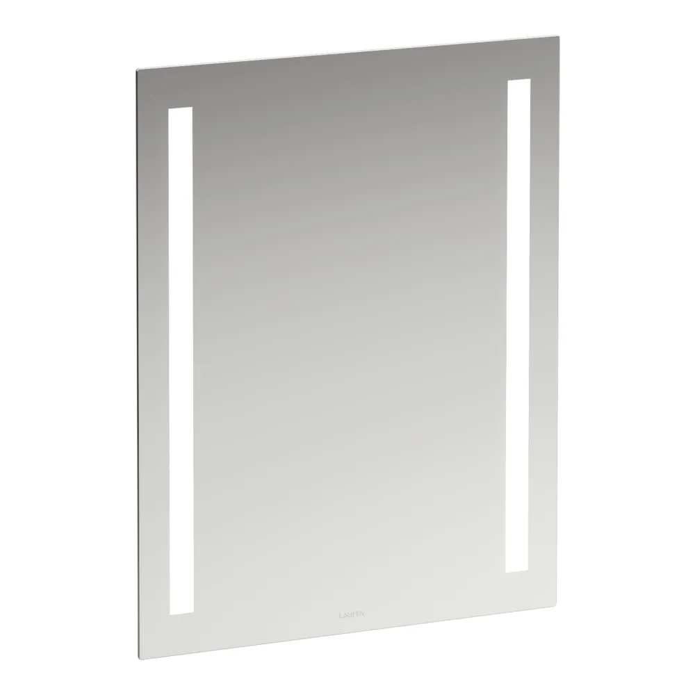 LAUFEN LANI Zrcadlo 550 mm, vertikální LED osvětlení, bez rámu, IP 44, 4000 K, pro externí vypínač 550 x 30 x 700 mm #H4038511121441