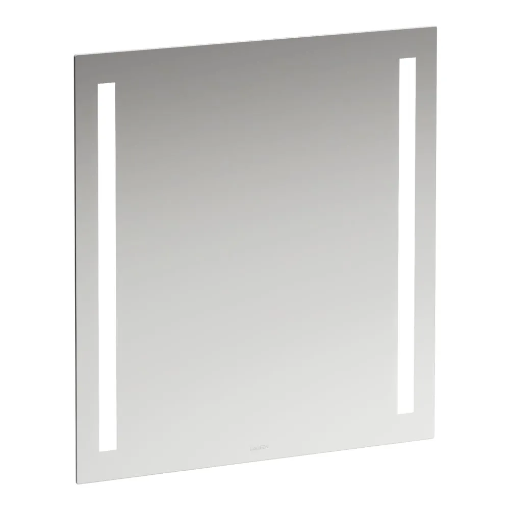 LAUFEN LANI Zrcadlo 650 mm, vertikální LED osvětlení, bez rámu, IP 44, 4000 K, pro externí vypínač 650 x 30 x 700 mm #H4038531121441