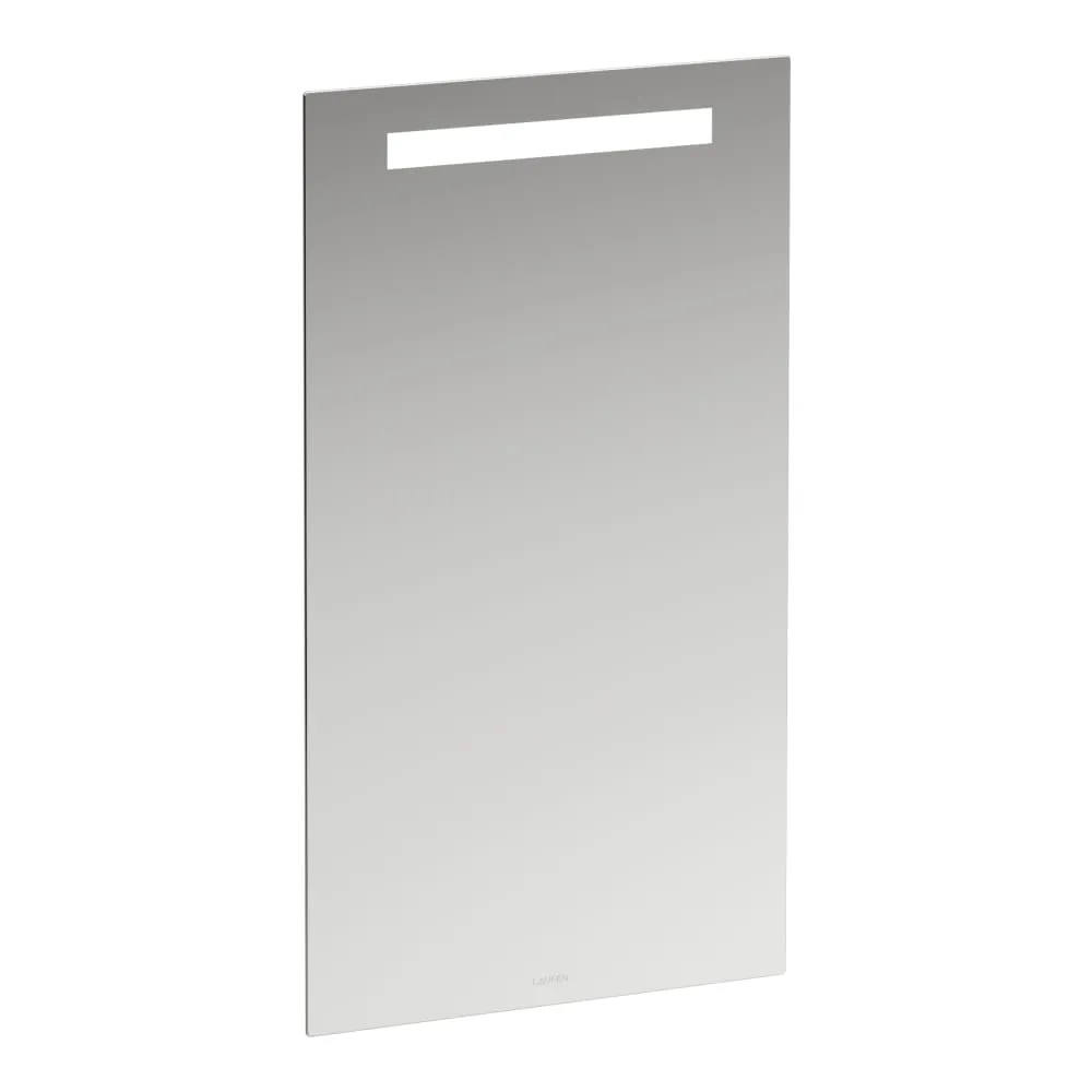 LAUFEN LANI Zrcadlo 450 mm, horizontální LED osvětlení, bez rámu, IP 44, 4000 K, pro externí vypínač 450 x 30 x 900 mm #H4038501121441