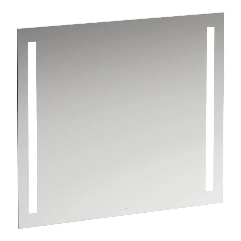LAUFEN LANI Zrcadlo 800 mm, vertikální LED osvětlení, bez rámu, IP 44, 4000 K, pro externí vypínač 800 x 30 x 700 mm #H4038541121441