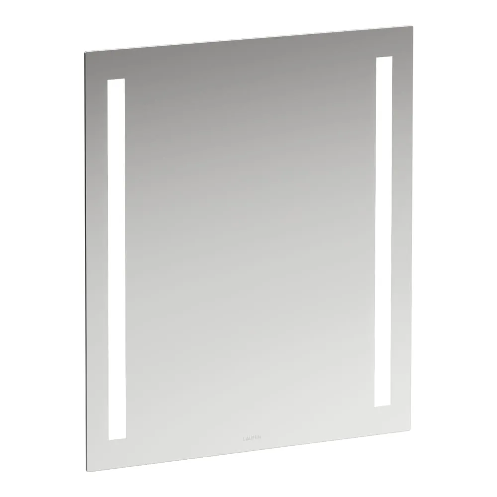 LAUFEN LANI Zrcadlo 600 mm, vertikální LED osvětlení, bez rámu, IP 44, 4000 K, pro externí vypínač 600 x 30 x 700 mm #H4038521121441