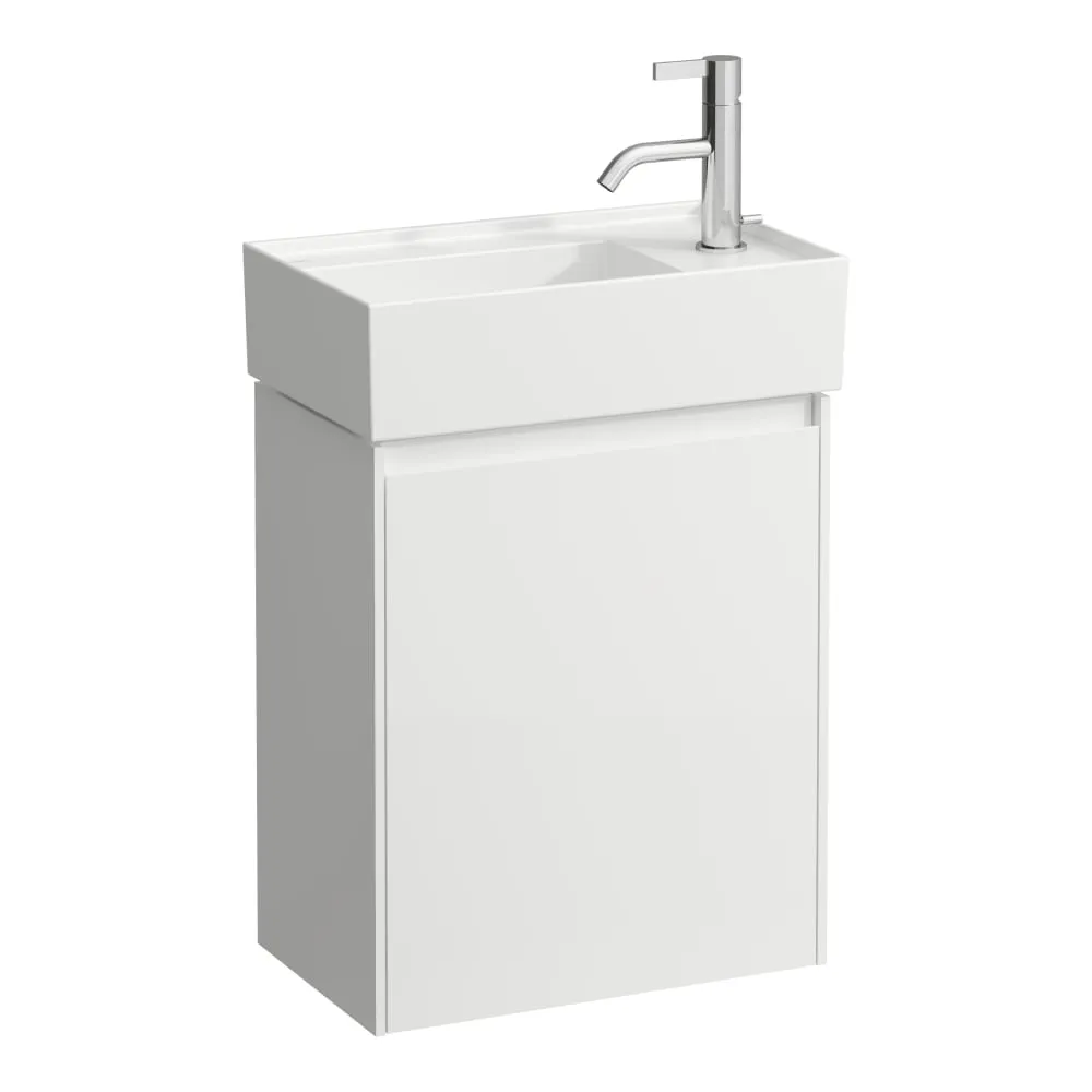 LAUFEN LANI Skříňka pod umyvadlo, 1 dvířka, závěsy vpravo pro umyvadla Kartell • LAUFEN H815334, H815335 435 x 270 x 515 mm #H4039021122611 - 260 - Bílá mat