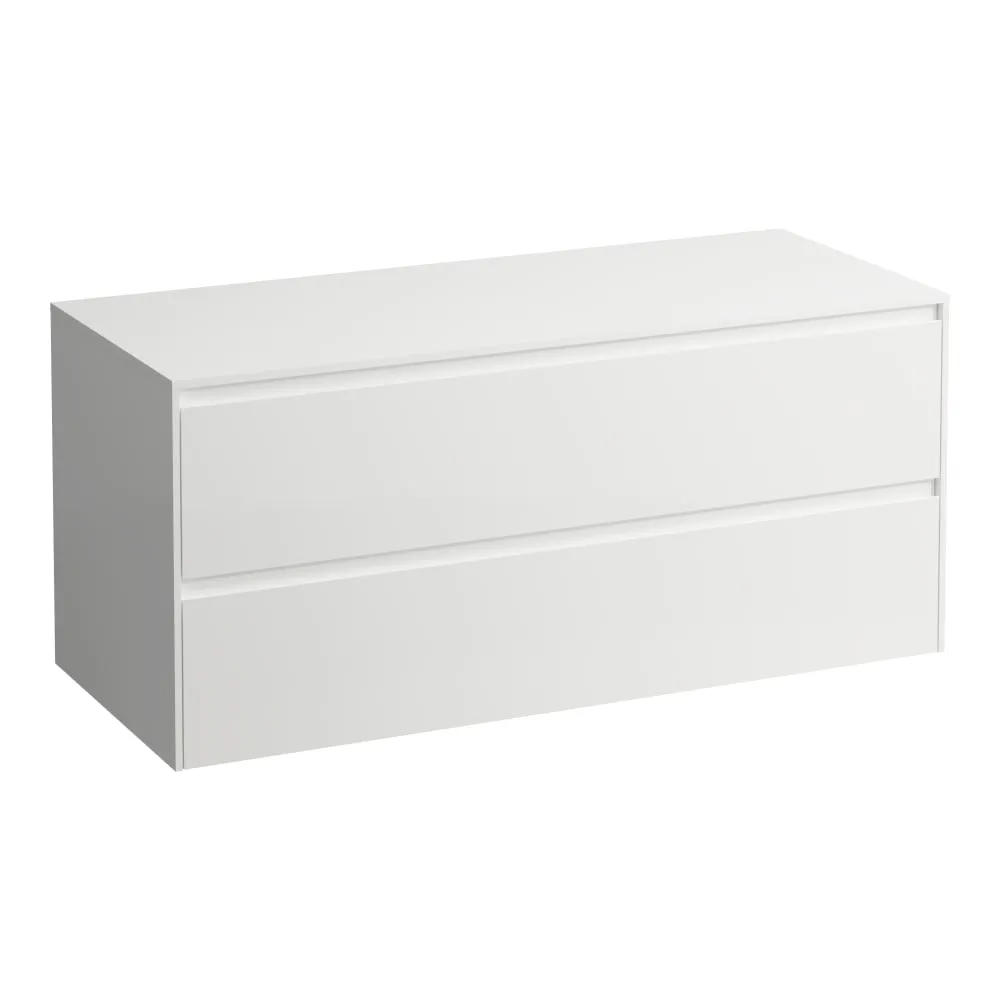 LAUFEN LANI Zásuvkový element 1200, se 2 zásuvkami, bez výřezu, top 12 mm 1180 x 495 x 525 mm #H4043301122661 - 260 - Bílá mat