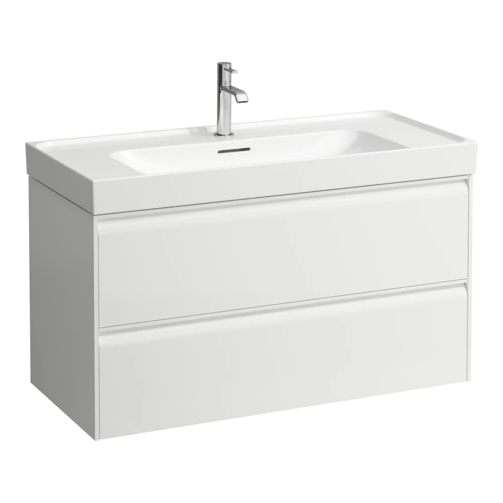 LAUFEN MEDA Skříňka pod umyvadlo, 2 zásuvky, pro umyvadlo H810119 985 x 450 x 515 mm #H4216220119991 - 260 - Bílá mat