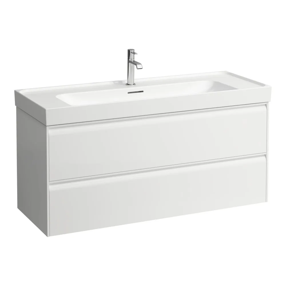 LAUFEN MEDA Skříňka pod umyvadlo, 2 zásuvky, pro umyvadlo H814111 1180 x 450 x 515 mm #H4216320112661 - 260 - Bílá mat