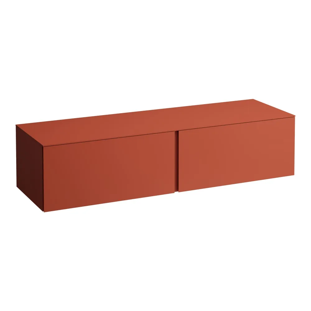 LAUFEN ILBAGNOALESSI Zásuvkový element 1600, se 2 zásuvkami, bez výřezu 1600 x 500 x 370 mm #H4303300972701 - 269 - Terracotta