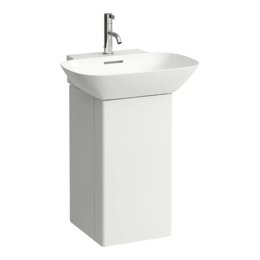 LAUFEN INO Skříňka pod umyvadlo, včetně instalačního setu H494012, prostorově úsporného sifonu H894250, pro umyvadlo H810302, dvířka vpravo 320 x 340 x 605 mm #H4253520301711 - 170 - Bílá mat