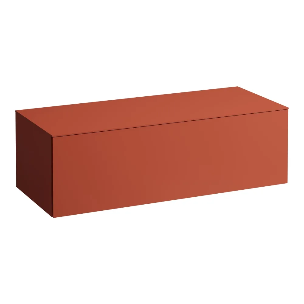 LAUFEN ILBAGNOALESSI Zásuvkový element 1200, s 1 zásuvkou, bez výřezu 1200 x 500 x 370 mm #H4303000974291 - 269 - Terracotta