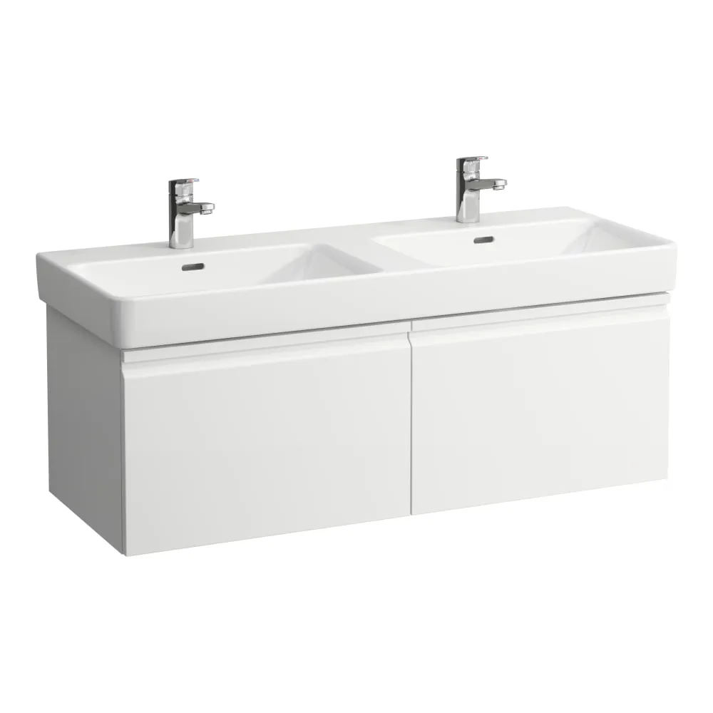 LAUFEN PRO S Skříňka pod umyvadlo, se 2 zásuvkami (vlevo a vpravo), pro umyvadlo H814966 1160 x 450 x 395 mm #H4835630964751 - 463 - Bílá