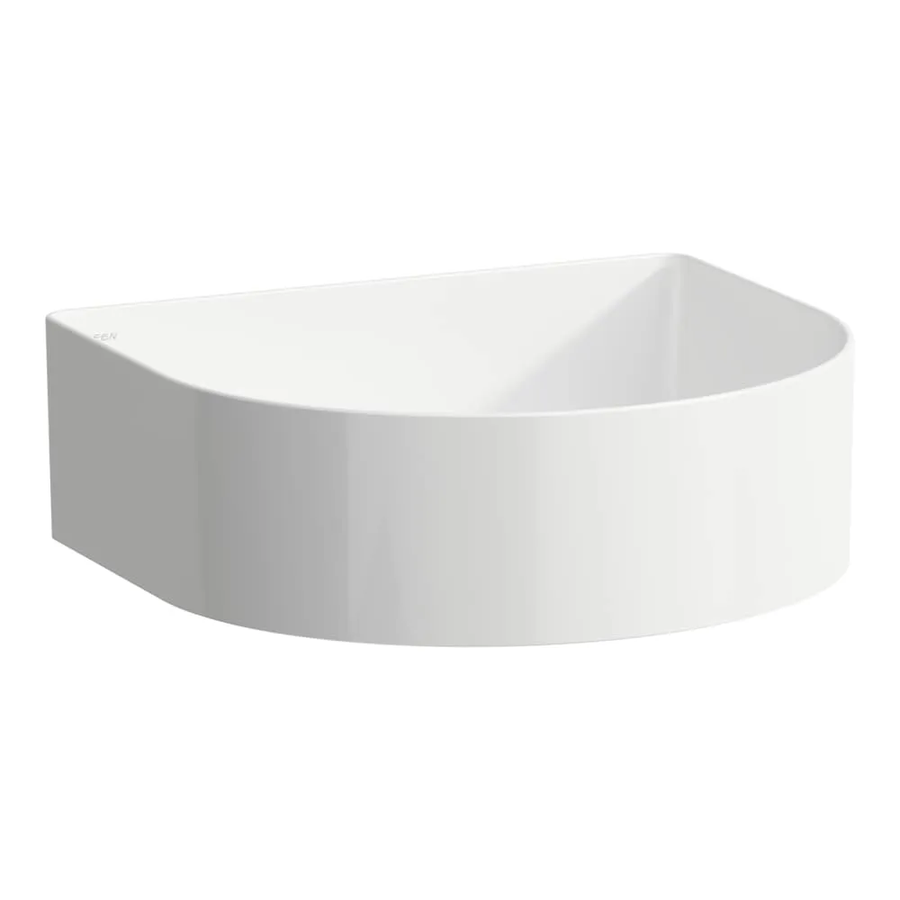 LAUFEN SONAR Umyvadlová mísa, bez armaturní desky, bez přepadu 410 x 365 x 130 mm #H8123424001121 - 000 - Bílá