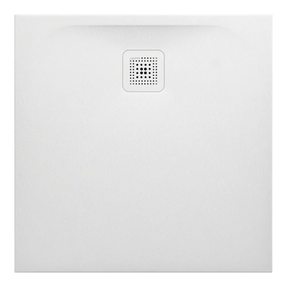 LAUFEN PRO Sprchová vanička, čtvercová, s odtokem na straně, materiál Marbond 800 x 800 x 29 mm #H2109500780001 - 000 - Bílá