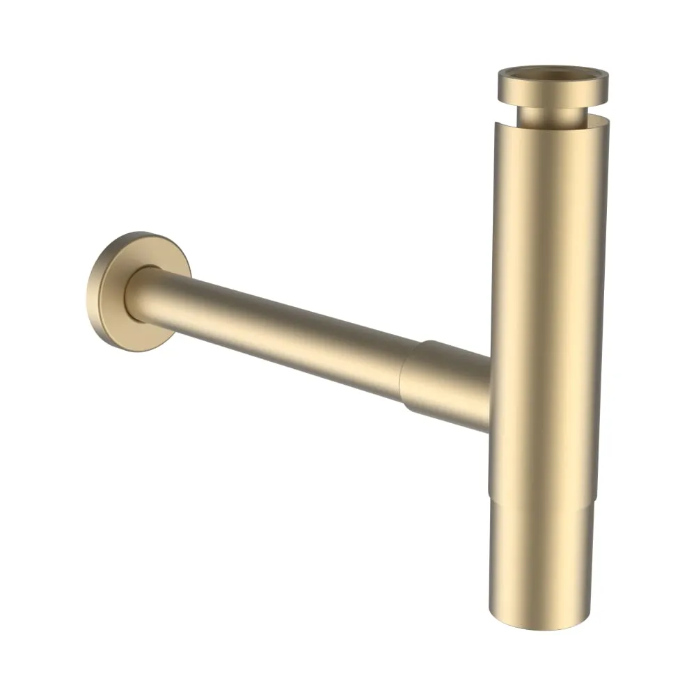 LAUFEN Designový sifon, PVD světle zlatá matná #H3749800830001
