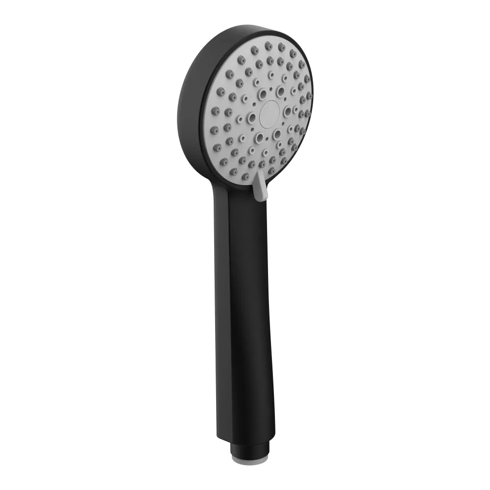 LAUFEN Ruční sprcha 'Stella', 3 druhy proudu (Rain, Tonic a Pulse), PVD titan černá matná #H3619850813311
