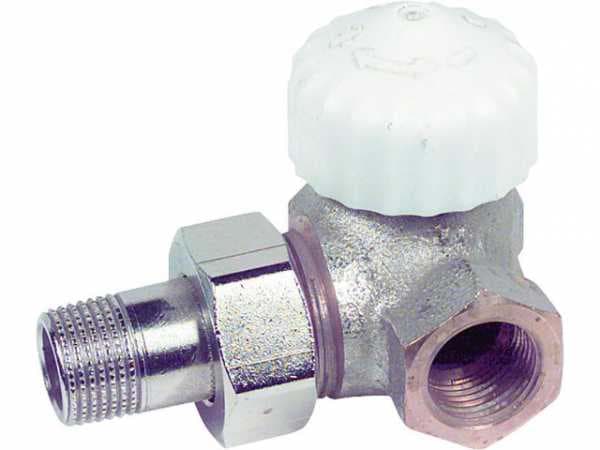 HEIMEIER V-EXAKT term. ventil 3/8" uhlový nikl #3714-01.000 - úhlový pravý