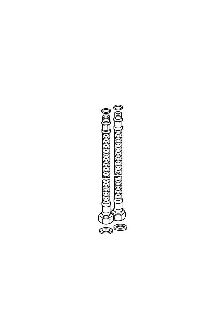 HANSA Hadice, M10x1,G3/8, L=650 #59913992