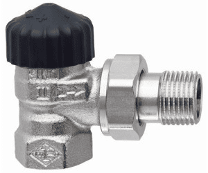 HEIMEIER STANDARD term. ventil 3/8" rohový nikl #2201-01.000