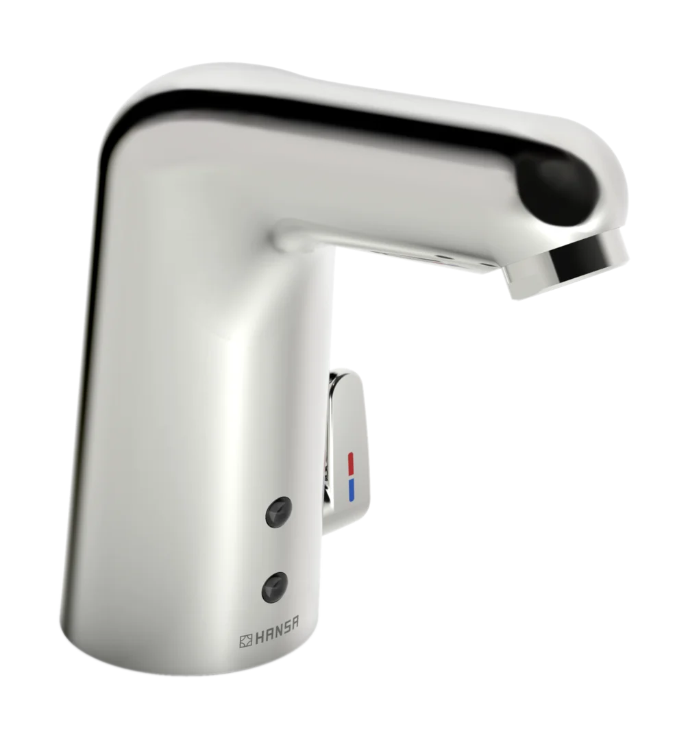 HANSA Medipro Protec elektronická umyvadlová baterie, síťové napájení #05672129 - chrom