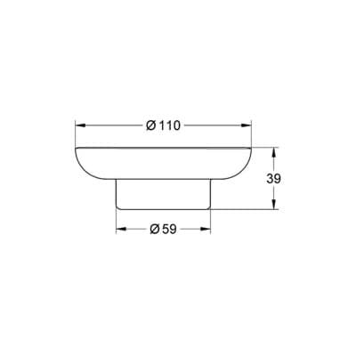 GROHE Miska na mýdlo #40368000