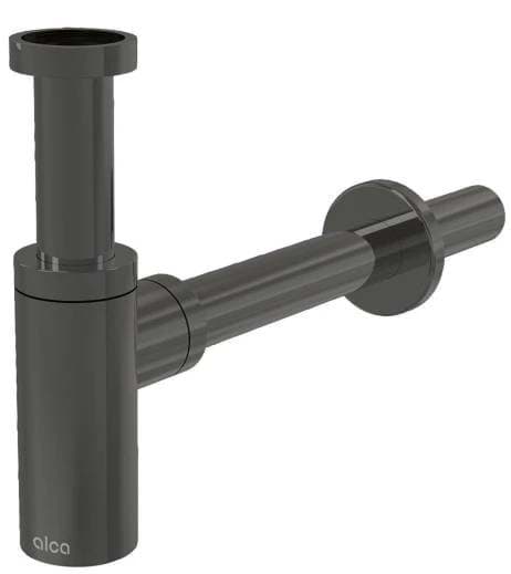 ALCADRAIN umyvadlový sifon #A400-GM-P - GUN METAL lesk