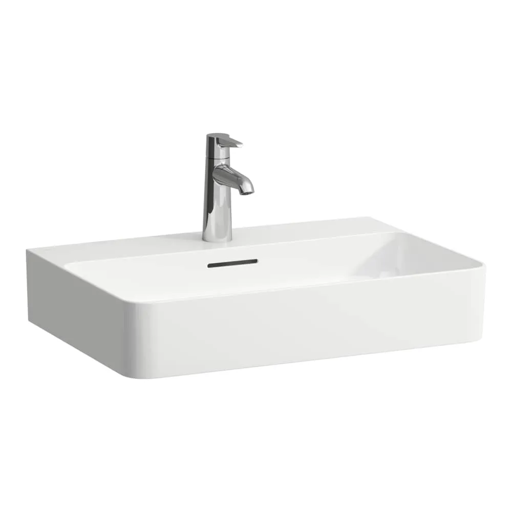 LAUFEN VAL Umyvadlo 600 x 420 x 115 mm #H8102834001041 - 400 - Bílá LCC (LAUFEN Clean Coat)
